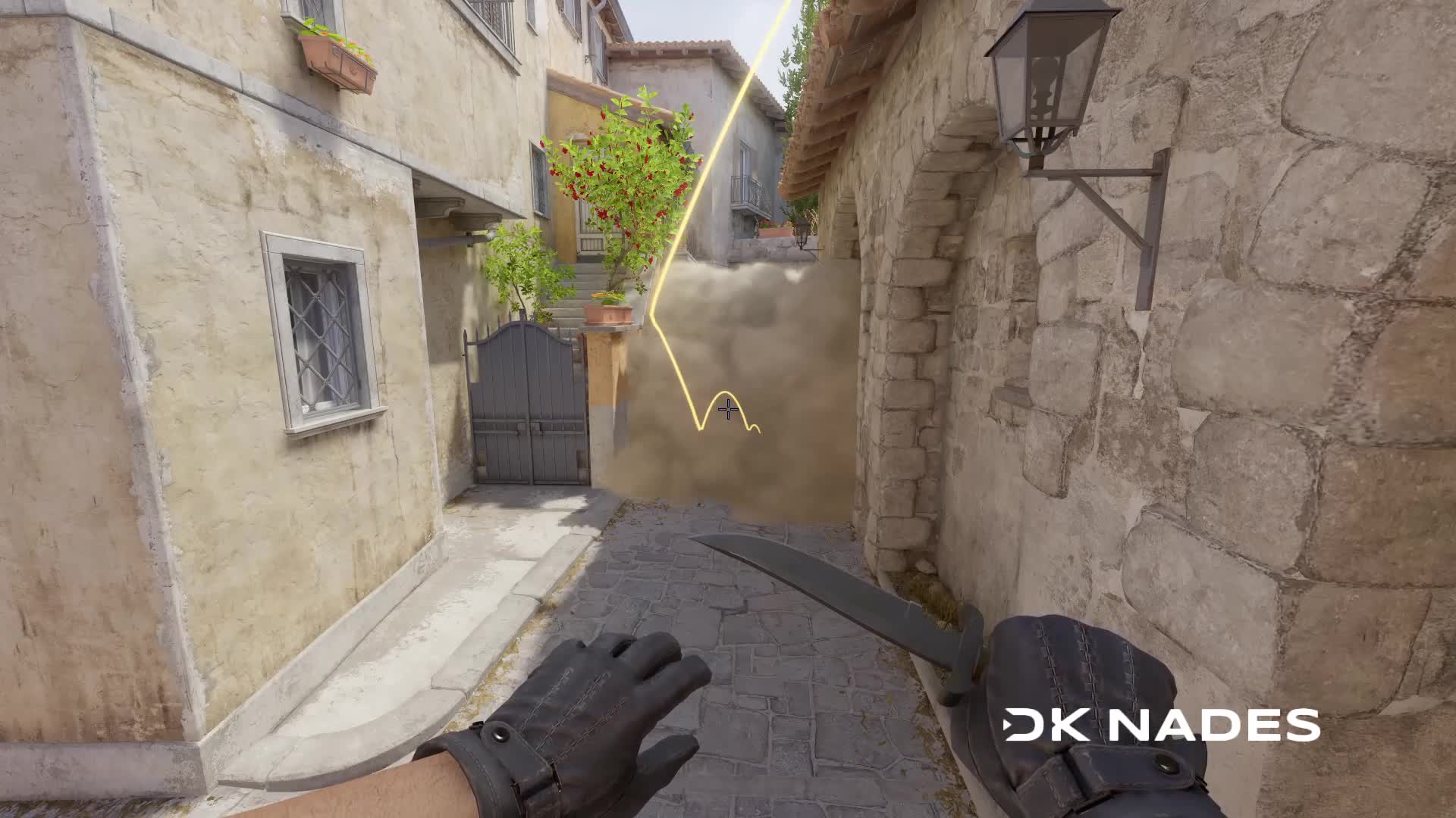 Long smoke from second mid