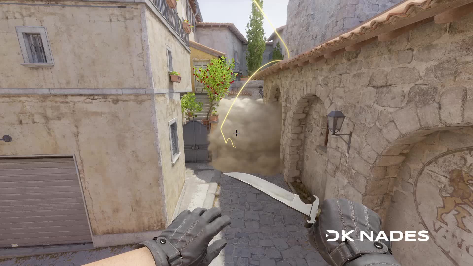 Long smoke from T ramp