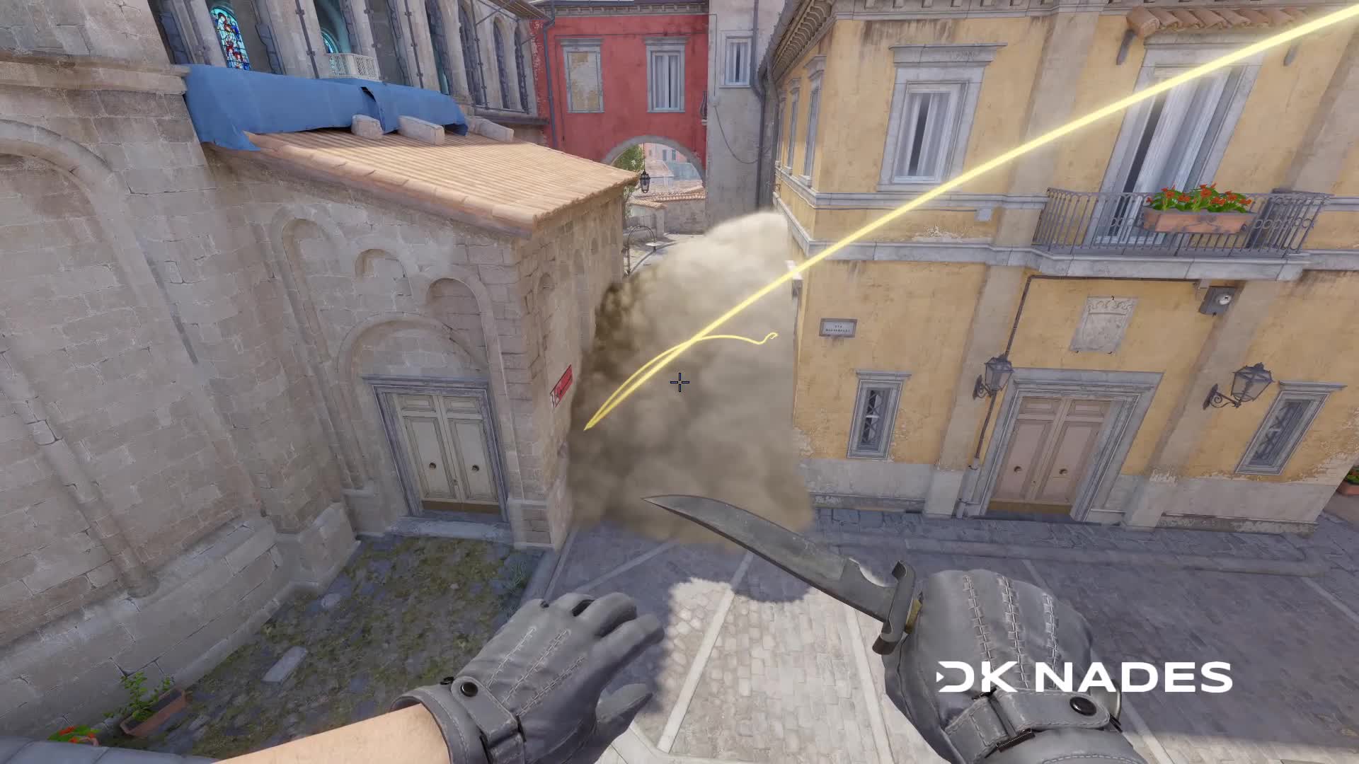 CT smoke from under the wall