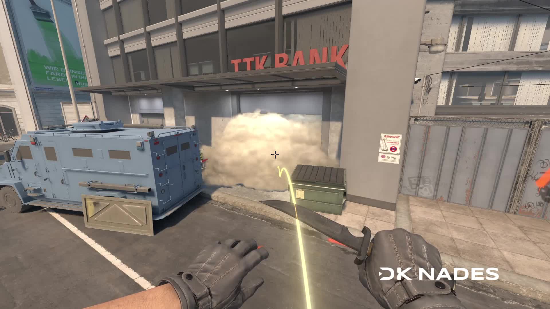 Bank smoke from banana