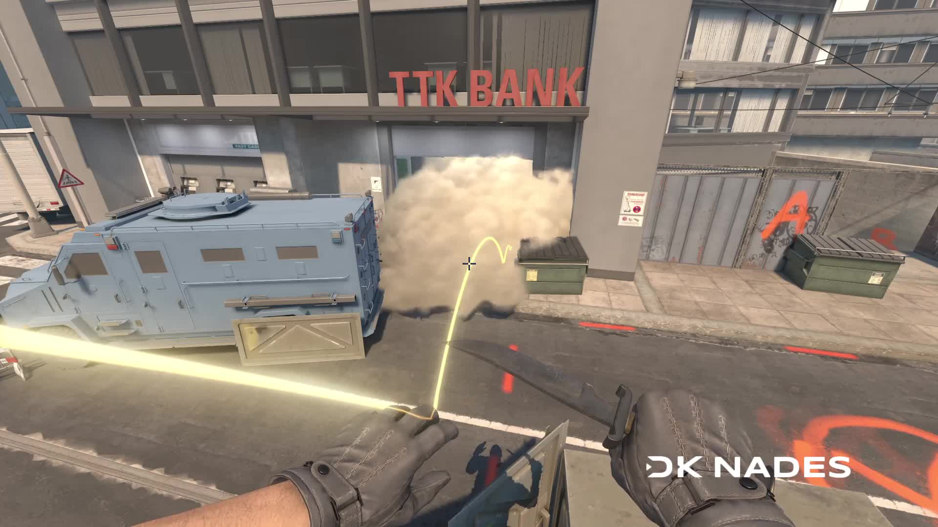 Bank smoke from long