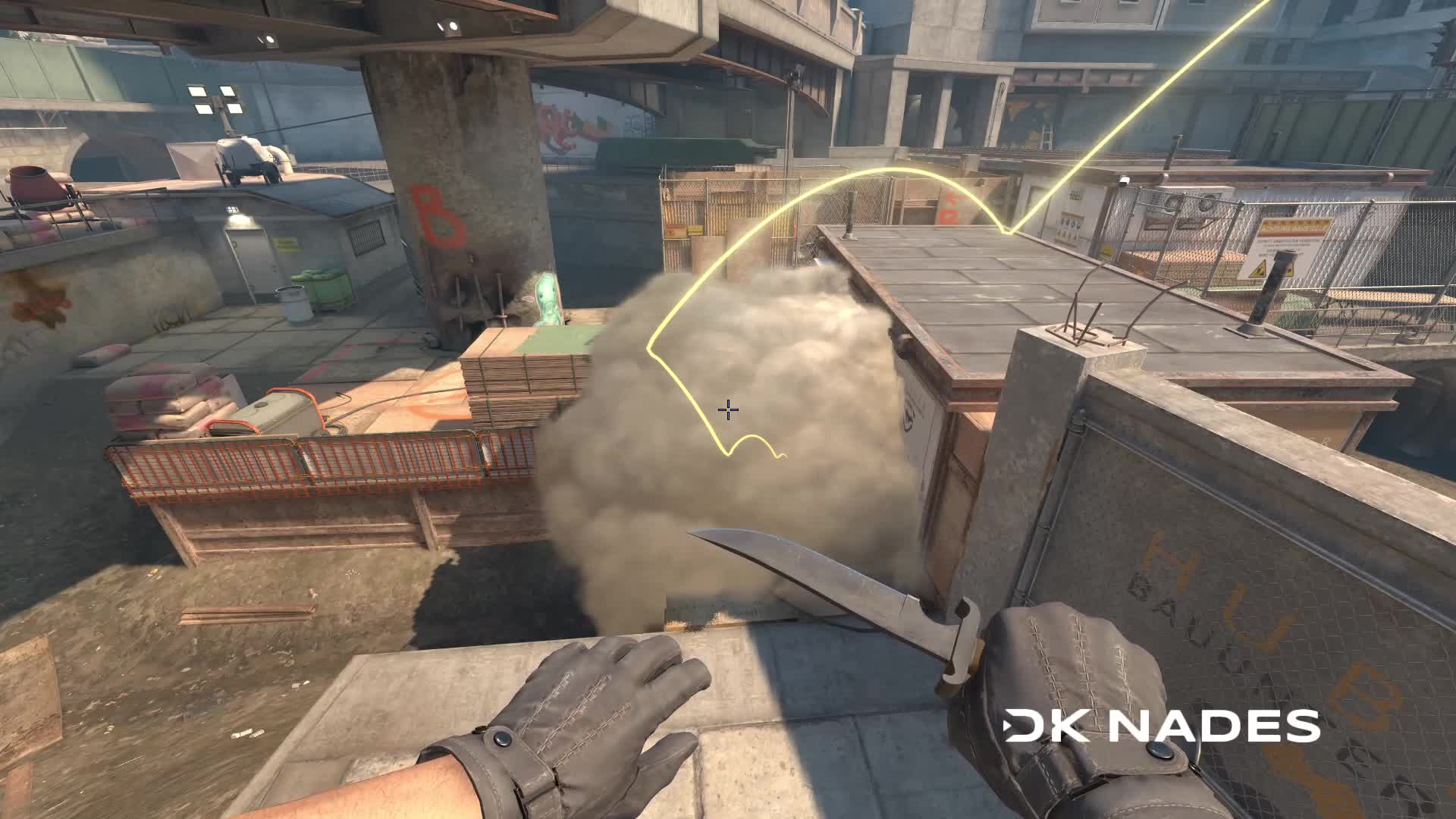 Bridge smoke from T spawn