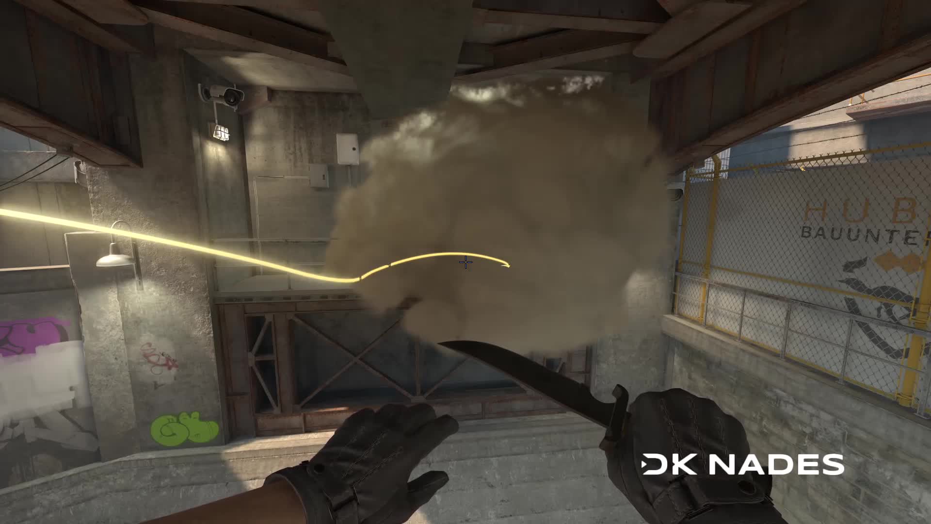 Heaven smoke from out connector