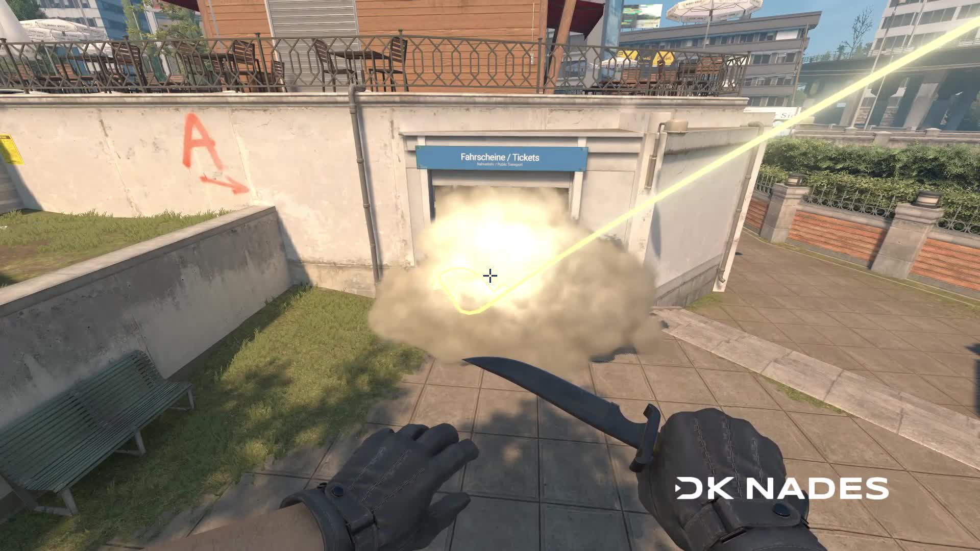 Toilet smoke from T spawn