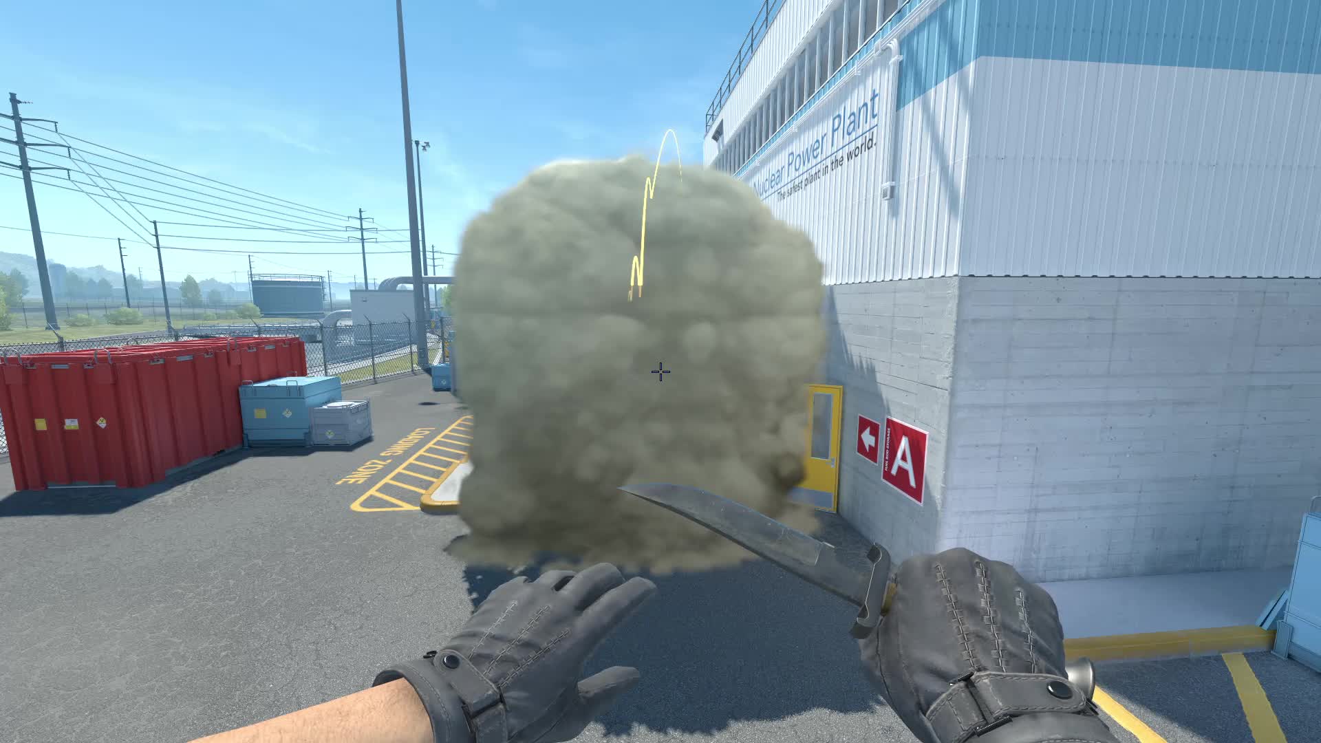 Top A Main smoke from T spawn