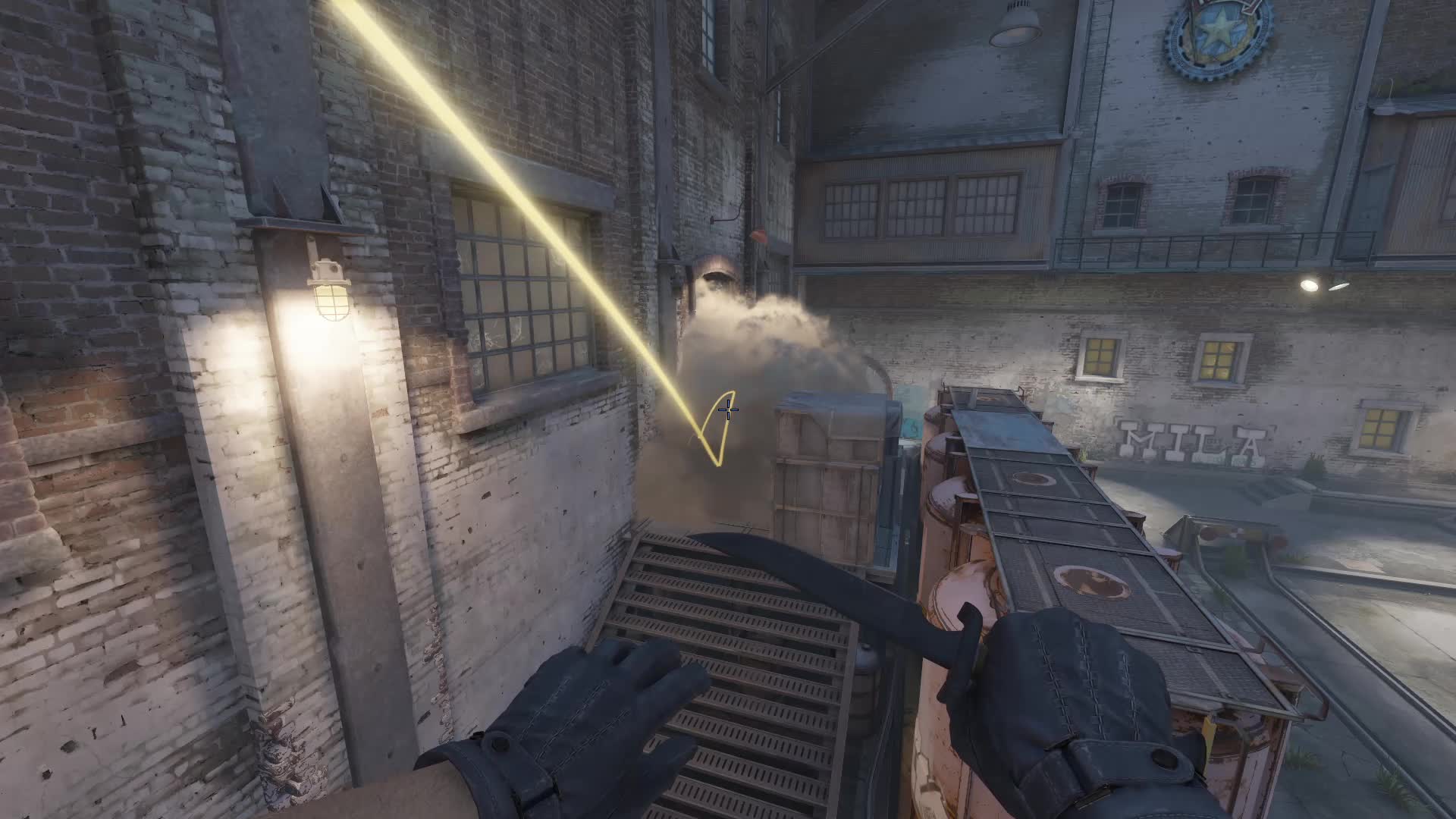 B Connector smoke from Halls