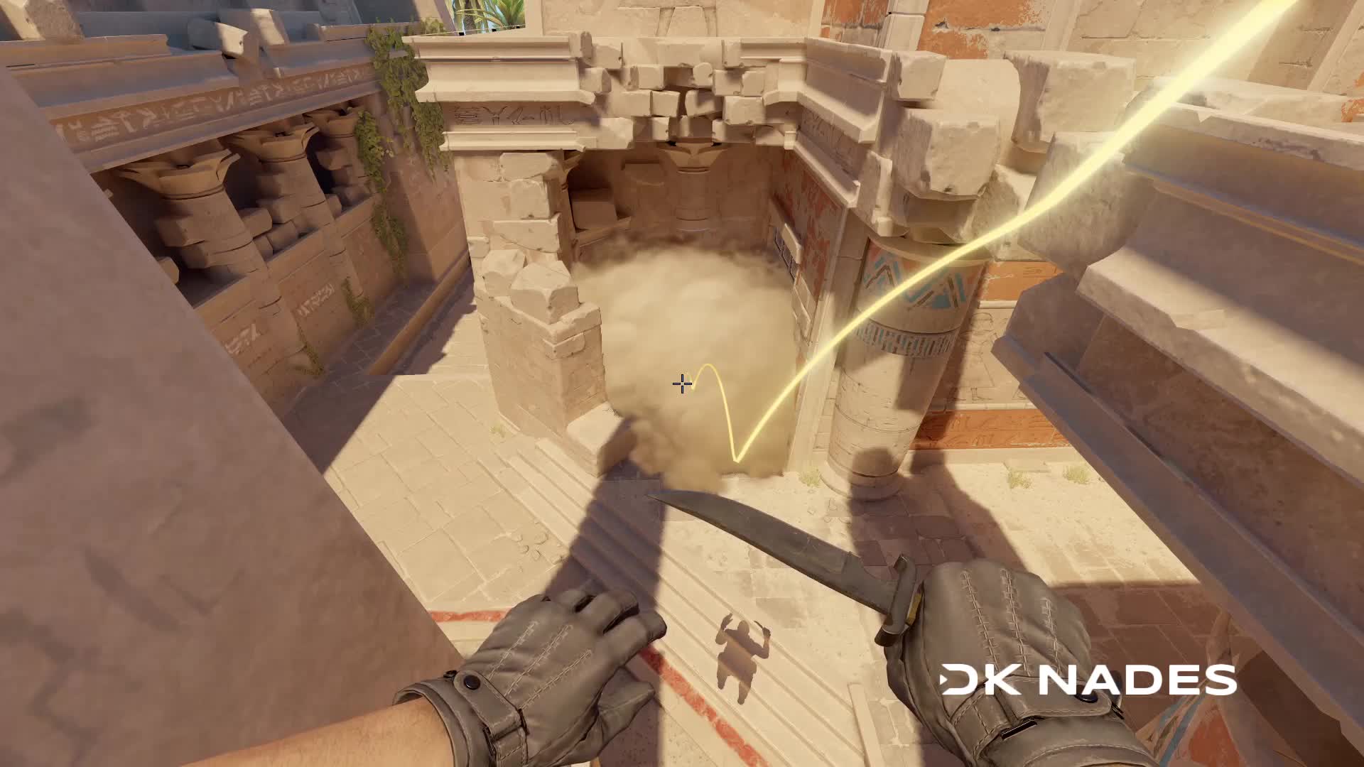 Temple Smoke from Ruins