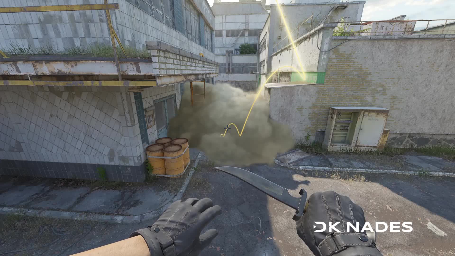 Short Smoke from Column