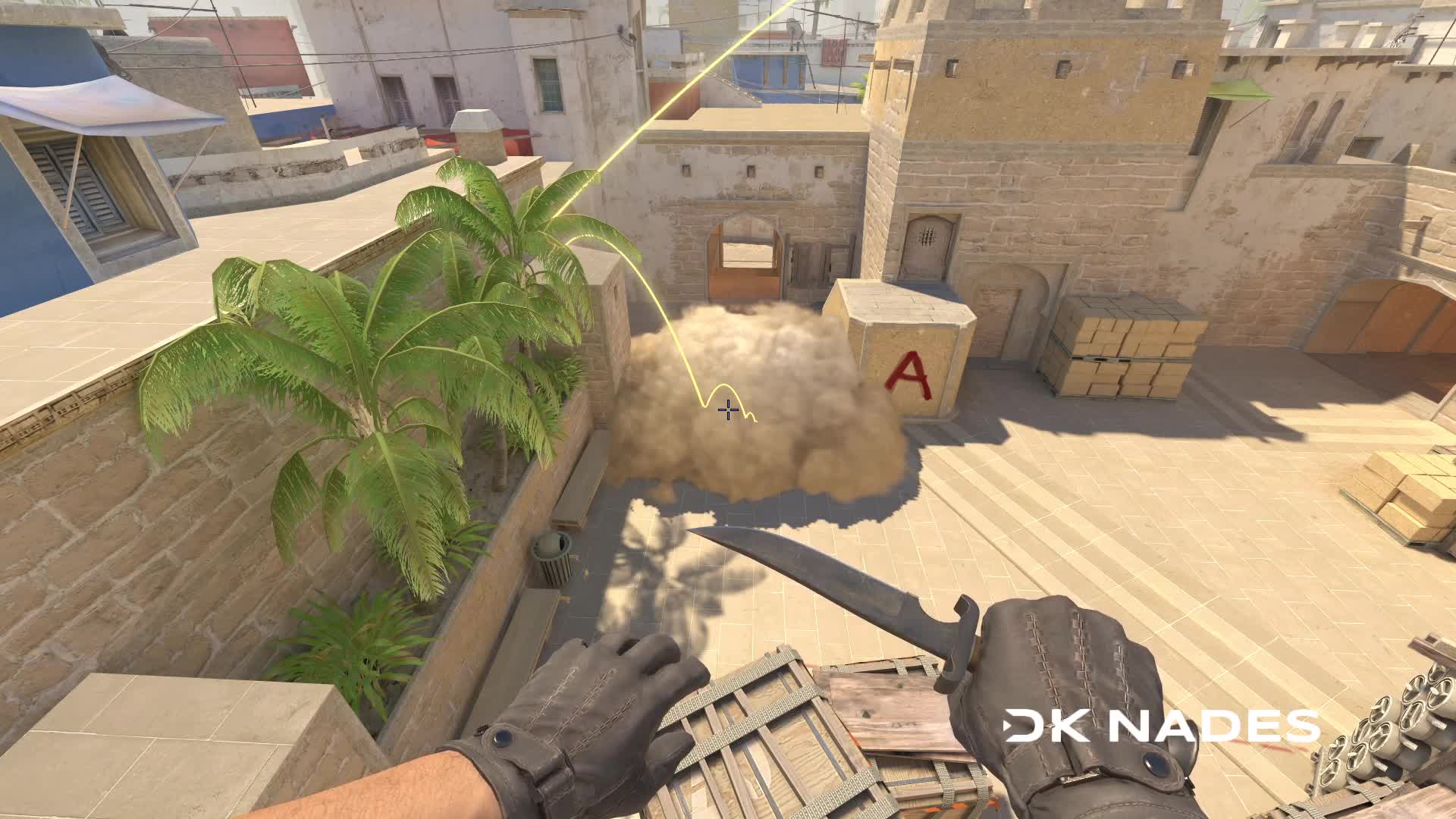 Under Stairs Smoke From Pit
