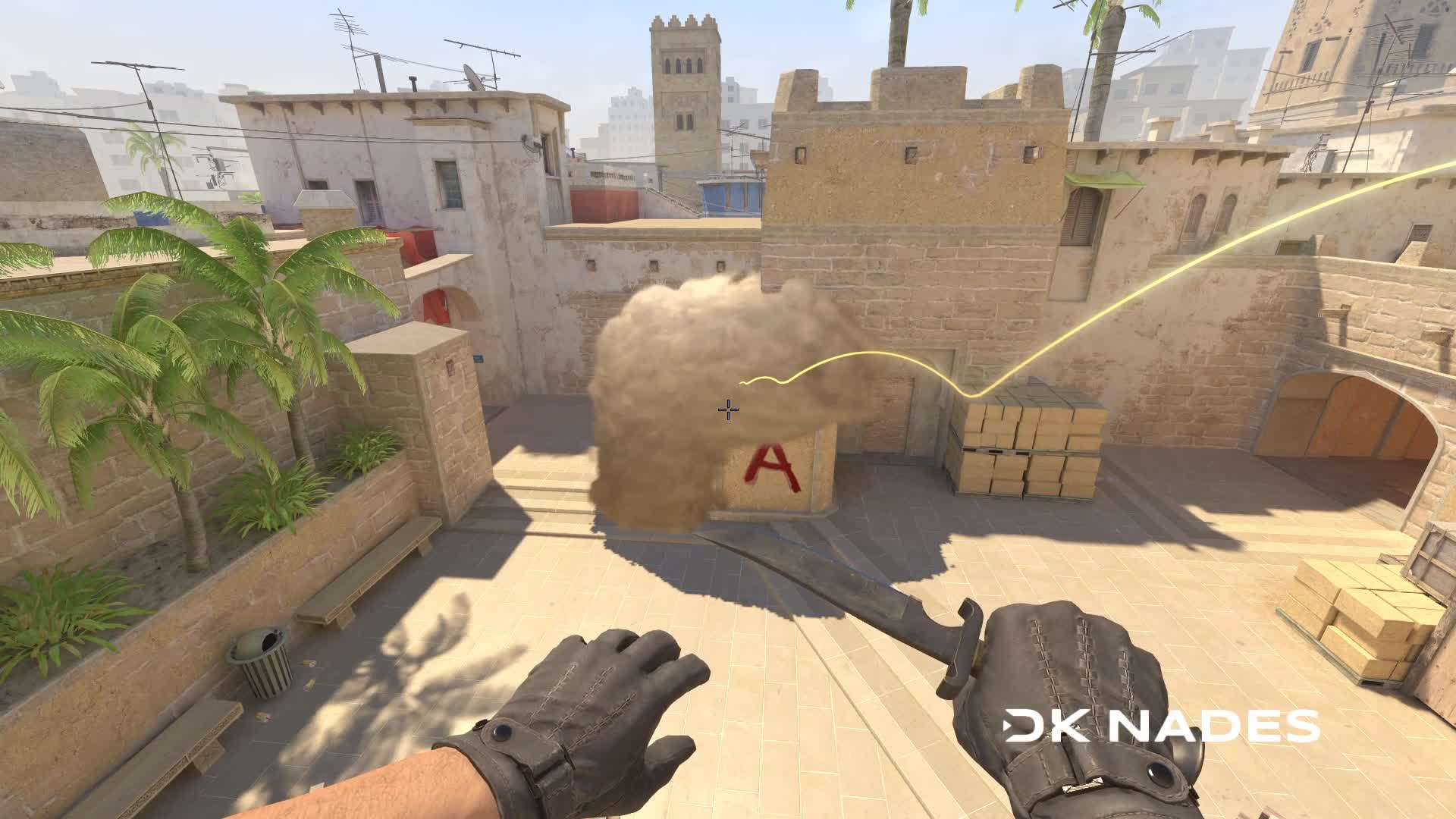 Smoke Stairs from T roof