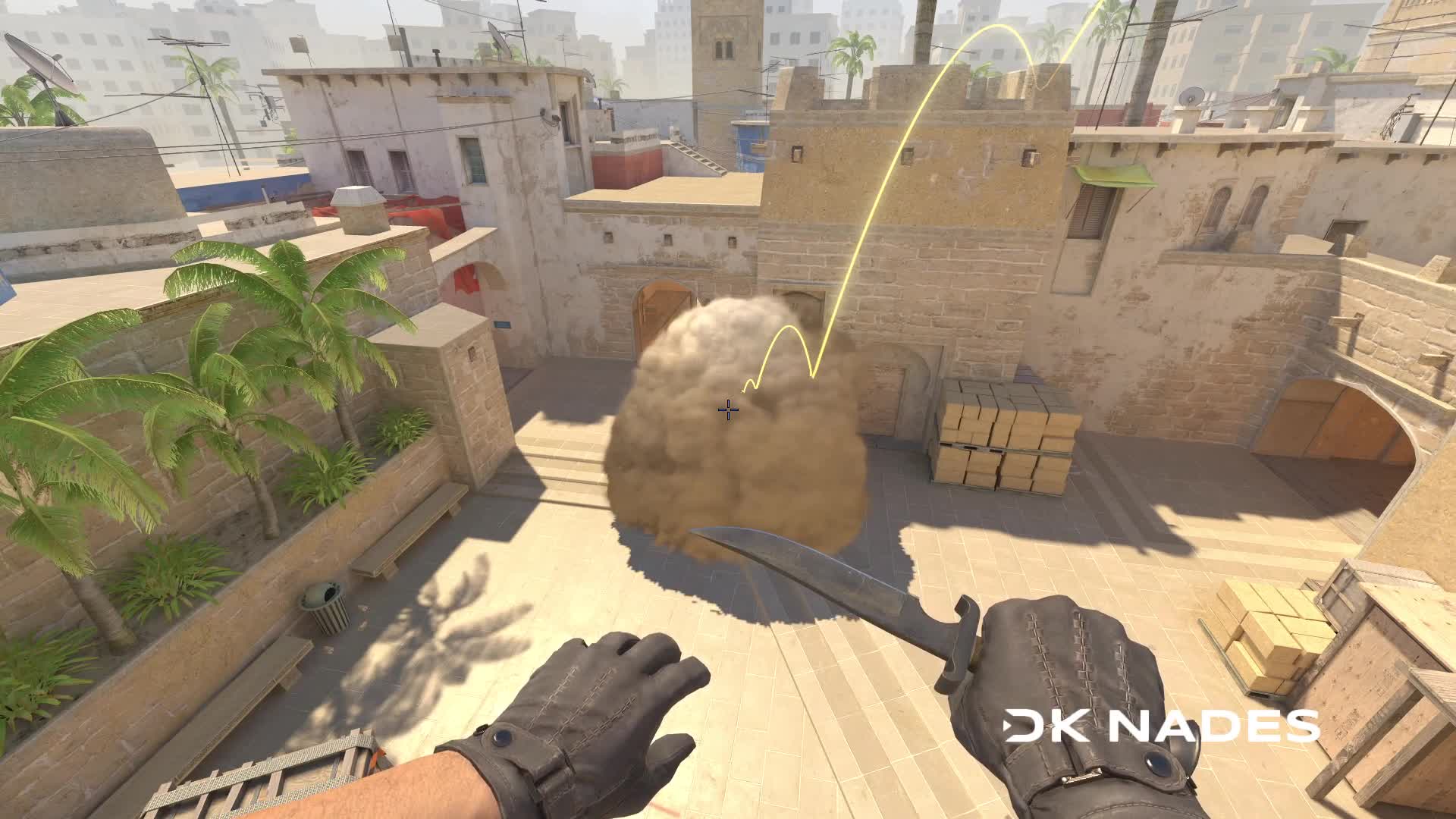 Stairs smoke from T spawn