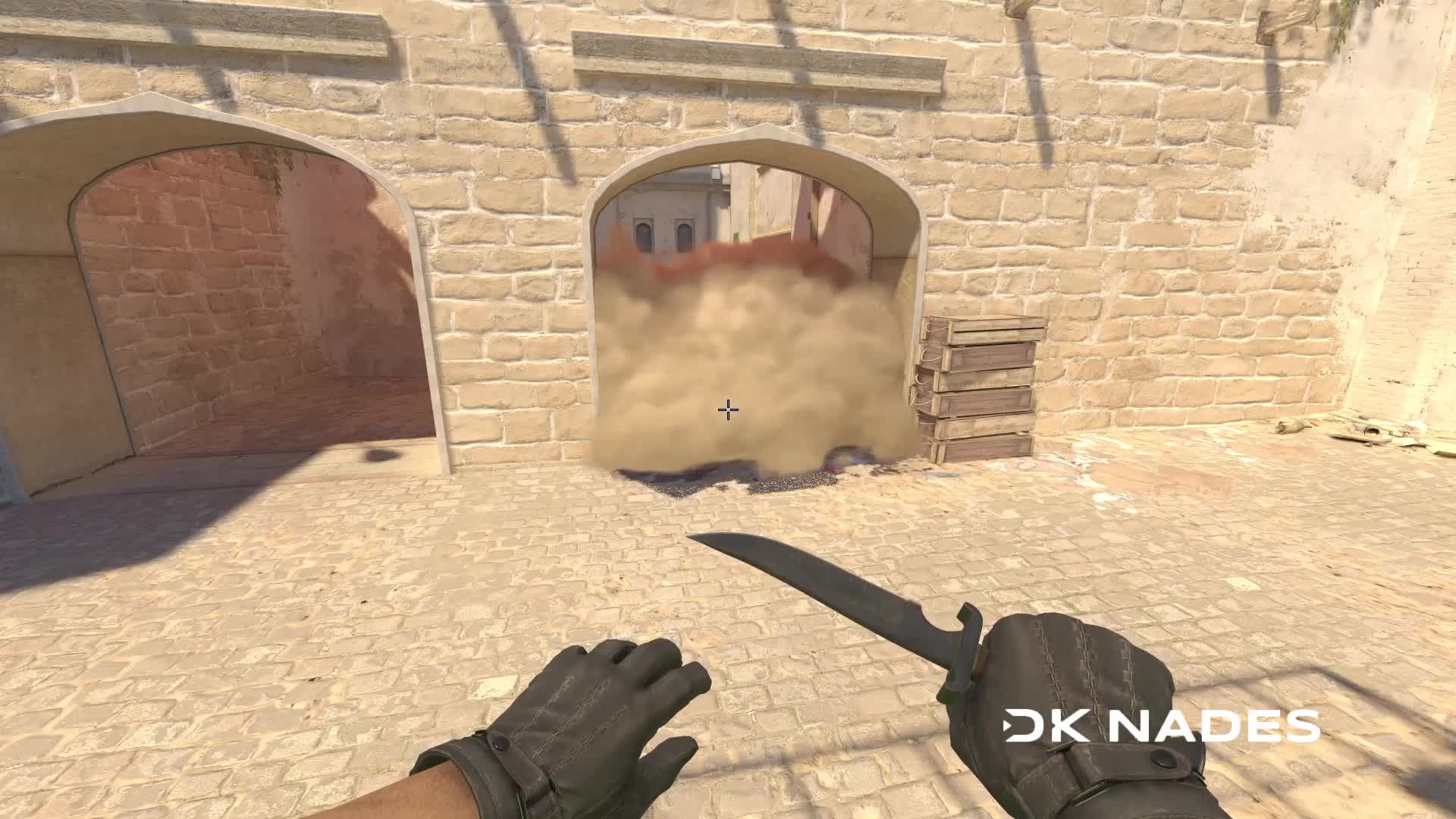 Left arch smoke from b apps close to under