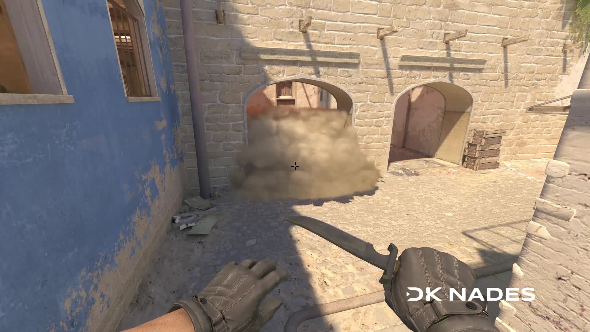 Right arch smoke from B apps