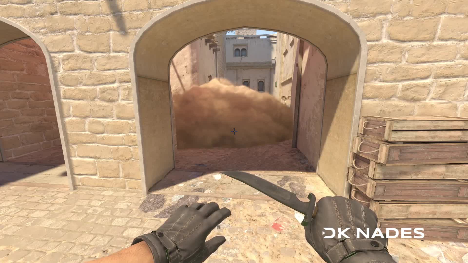 Default short smoke on b site