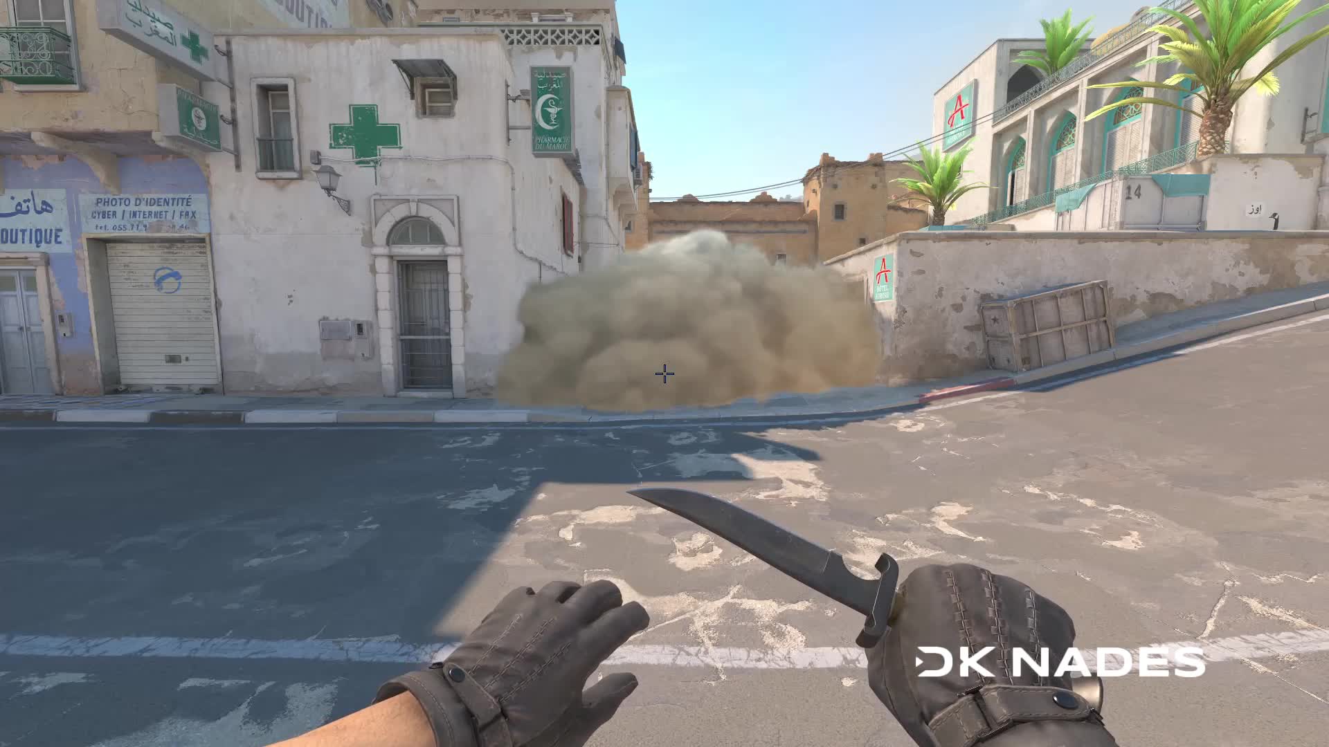 CT smoke from barrel