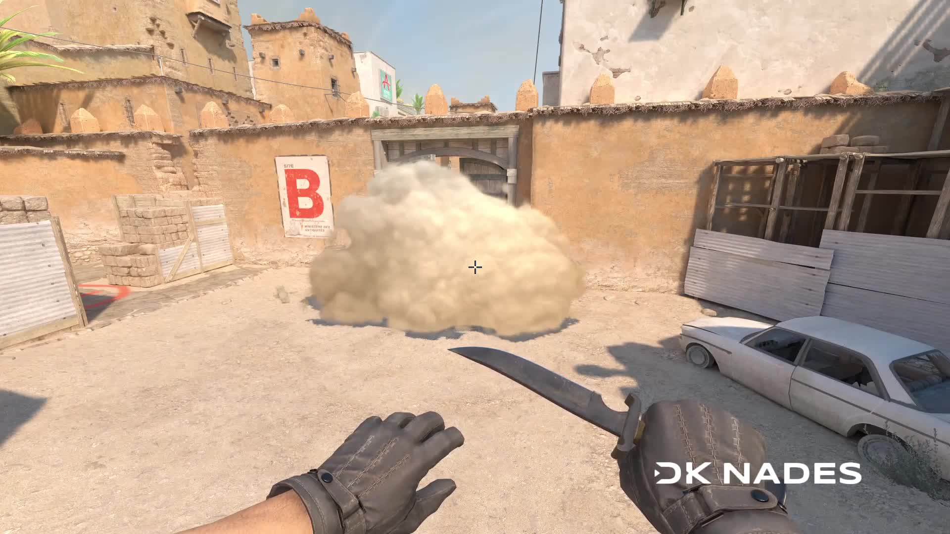 B doors smoke from tunnel