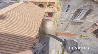 Short smoke from second mid