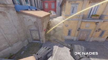 CT smoke from under the wall