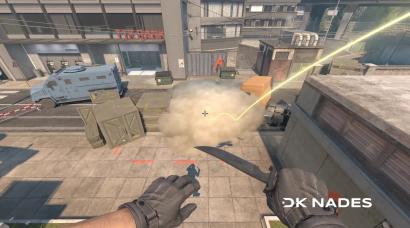 A site smoke from banana