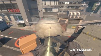 Dumpster smoke from long