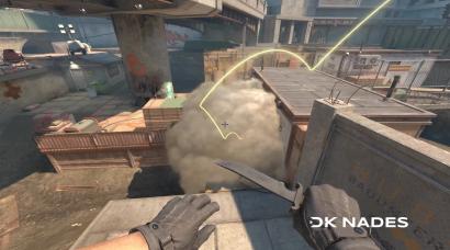Bridge smoke from T spawn