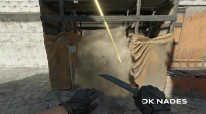 Cave smoke from corner on T spawn