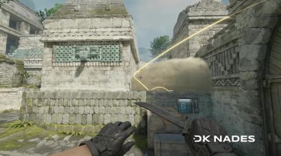 Heaven smoke from corner on T spawn