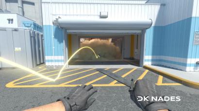 Garage smoke from under roof