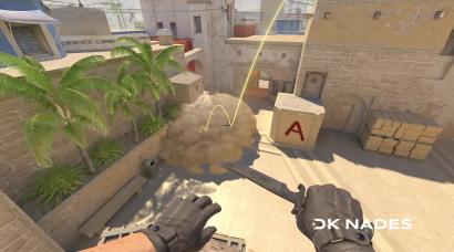 Under Stairs Smoke from T spawn