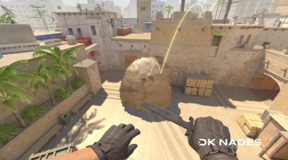 Stairs smoke from T spawn