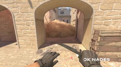 Default short smoke on b site